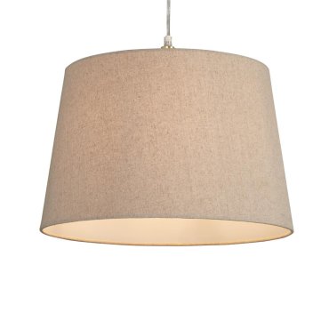 Abat-jour conique Searchlight Clyde - Ø 40 x 26 cm - lin couleur naturelle