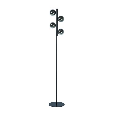 MODÈLE D’EXPOSITION - Lucide Tycho - lampadaire - 154 cm - noir