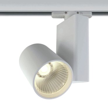 ONE Light COB Track Spot - spot pour rail - système de rail triphasé - Ø 8 x 14 cm - 15W LED inclus - blanc - couleur de lumière blanc chaud