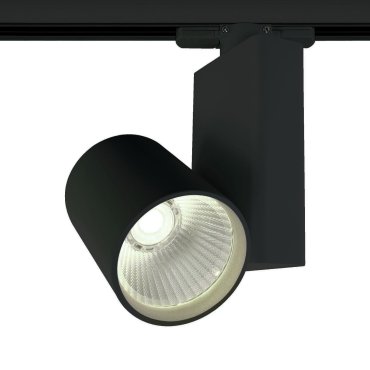 ONE Light COB Track Spot - spot sur rail - système de rail triphasé - Ø 8 x 14 cm - 15W LED inclus - noir