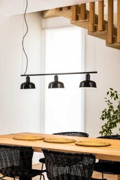 Faro Tatawin - lampe suspendue 3L - 8,1 x 100 x 210 cm - noir