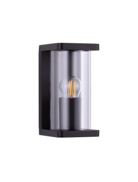 Nova Luce Adoray - applique murale extérieure - 10 x 19,7 x 14,2 cm - IP65 - anthracite foncé