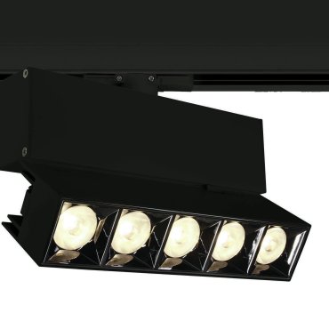 ONE Light Mirror Square - spot sur rail - système de rail triphasé - 19,3 x 5,4 x 5,4 cm - 20W LED inclus - noir
