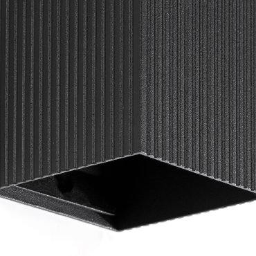 Faro Lune I - applique murale - 8 x 10 x 6,5 cm - noire