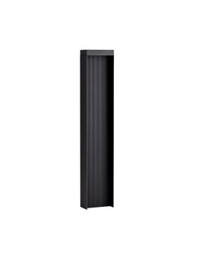 Nova Luce Alley - lampe de jardin - 14 x 75 x 8 cm - 8W LED inclus - IP65 - anthracite foncé