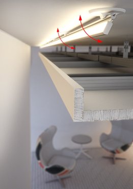 KLUS POLI - Profilé LED - 1,3 cm x 0,7 cm - argent anodisé