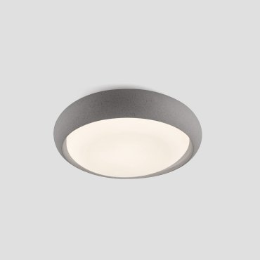 Faro Anga - plafonnier - Ø 26,7 x 9 cm - 24W LED inclus - IP44 - gris foncé