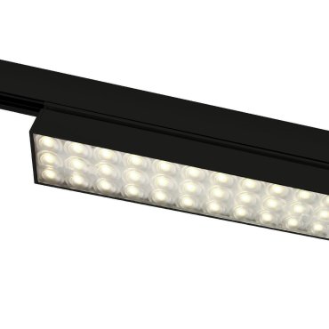 ONE Light High Power Linear - rail lumineux - système de rail triphasé - 58 x 4 x 6,4 cm - 30W LED inclus - noir - couleur de lumière blanc chaud