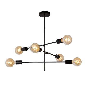 MODÈLE D’EXPOSITION - Lucide Lester - plafonnier - 59 x 59 x 83 cm - noir