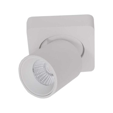 Artdelight Laguna - spot en saillie 1L - 10 x 10 x 9,5 cm - 6W LED dimmable inclus - blanc