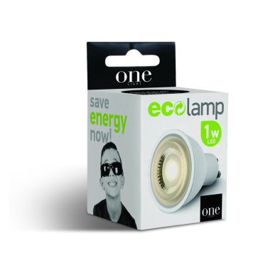 ONE Light 60° COB LED - Ø 5 x 5,5 cm - GU10 - 1W non-dimmersible - 3000K