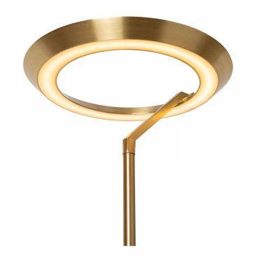 Lucide Celeste - lampadaire - Ø 28 x 174 cm - 21W dimmable LED inclus - laiton
