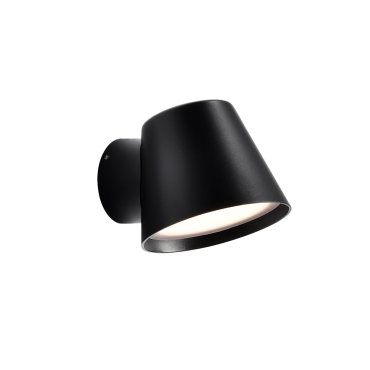 VK Lighting Kupo - applique murale extérieure - Ø 11,5 x 11,4 cm - IP65 - noir sablé