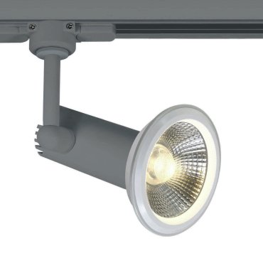 ONE Light E27 Track Spot - spot sur rail - système de rail triphasé - Ø 8 x 4,5 cm - gris