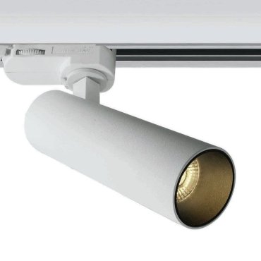 ONE Light COB Cylinder Range - spot sur rail - système de rail triphasé - Ø 4 x 13,5 cm - 8W LED dimmable inclus - blanc