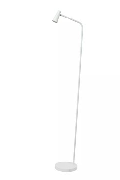 Lucide Stirling - lampadaire rechargeable - 28 x 20 x 137,5 cm - 3 step dimmer - 3W dimmable LED inclus - blanc