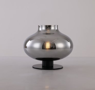 Artdelight Disk - lampe à poser - Ø 10 x 13,2 cm - noir