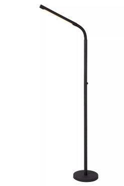 Lucide Gilly - lampadaire rechargeable - 49 x 20 x 135 cm - 3W LED dimmable inclus - noir
