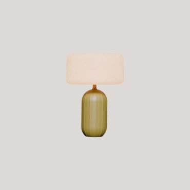 New Garden Phoebe 45 - lampe de table rechargeable à énergie solaire et à batterie avec télécommande - Ø 27,8 x 40,7 cm - RGB + blanc 5W LED inclus - IP65 - vert olive