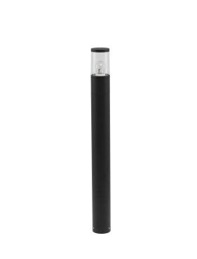 Nova Luce Cetera - lampe de jardin - Ø 9 x 90 cm - IP54 - anthracite foncé
