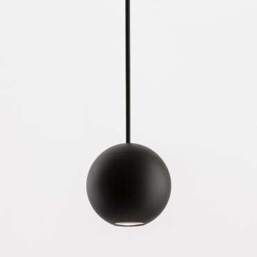 Nova Luce Nocci - lampe suspendue - Ø 5 x 158 cm - 4,5W LED inclus - noir