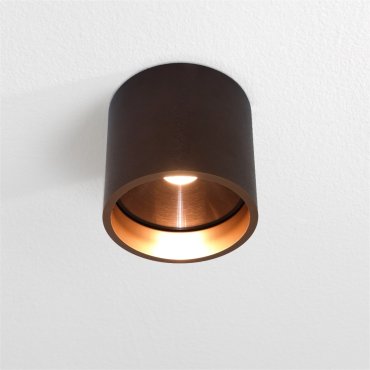 Artdelight Orleans - plafonnier - Ø 11 x 10 cm - 7W LED dimmable inclus - bronze brossé