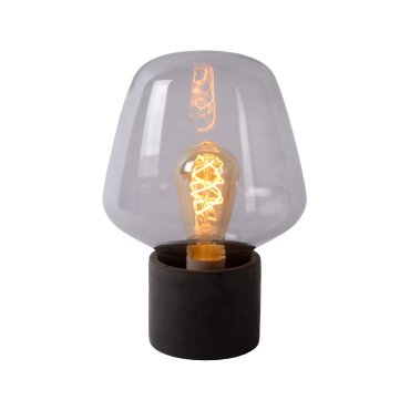 Lucide Becky - lampe à poser - Ø 20 x 29,5 cm - fumé