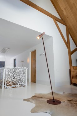 ETH Pisa - lampe de sol - 170 cm - rouge