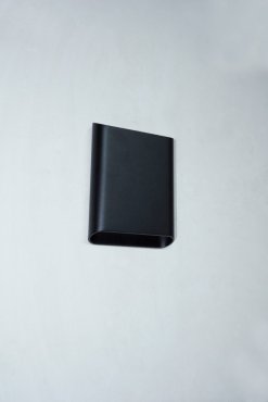 Artdelight Diaz Large - applique murale - 4 x 14,5 x 20 cm - 2 x 6W LED inclus - IP65 - noir