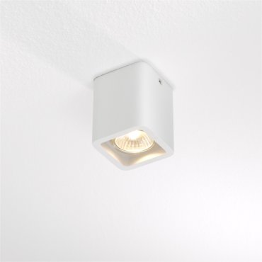 Artdelight Bronx - Spot en saillie 1L - 7 x 7 x 8,5 cm - blanc