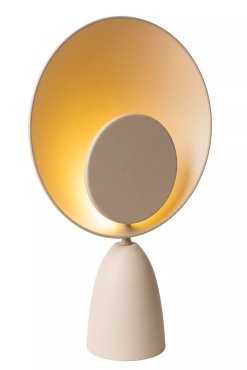 Lucide Castamar - lampe à poser - 25,5 x 9,8 x 40 cm - 3W LED inclus - taupe