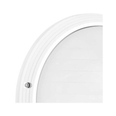 Artdelight Ivela - plafonnier de salle de bains - Ø 27 x 9,1 cm - IP65 - blanc