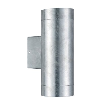 Nordlux Tin Maxi Double - applique murale extérieure - Ø 7,5 x 20,5 cm - galvanisé