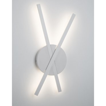 Nova Luce Reslin - applique murale - 24,5 x 5 x 53 cm - 18W LED inclus - blanc sable