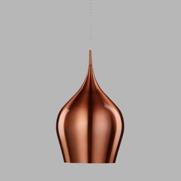 Searchlight Vibrant - lampe suspendue - Ø 26 x 160 cm - métal rose