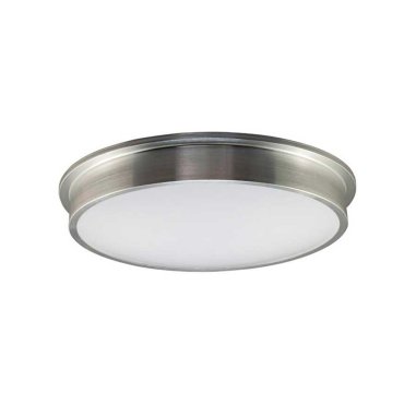 Artdelight Runner - plafonnier de salle de bain - Ø 28 cm - 12W LED inclus - IP44 - aluminium