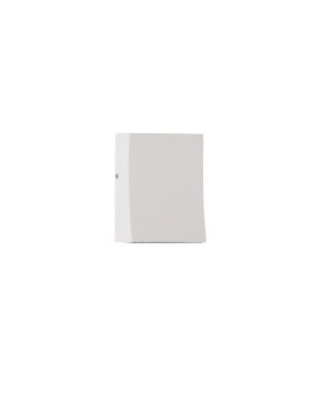 Nova Luce Boxy - applique murale extérieure - 6,5 x 9 x 3,8 cm -  3W LED inclus - IP65 - blanc sablé