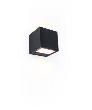 Lutec Gemini - Applique d'extérieur - 8,8 x 8,5 x 8,6 cm - 9W LED inclus - IP54 - noir