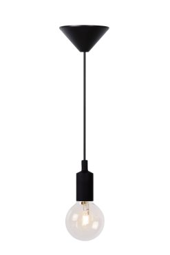 Lucide Fix - lampe suspendue - Ø 11,8 x 100 cm - noir