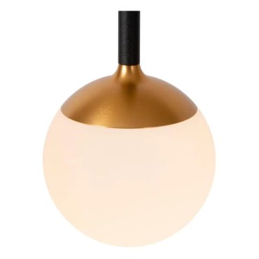 Lucide Calina - lampe suspendue - Ø 69,9 x 169,3 cm - 12 x 7,7W LED dimmable inclus - noir