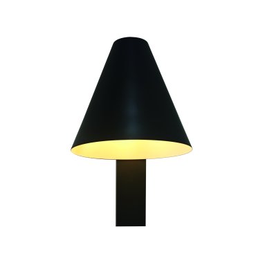 Nordlux Wilmer - lampe de chevet avec port usb - Ø 13,7 x 24,5 cm - noir
