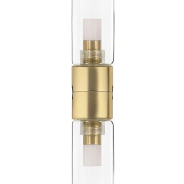 Nova Luce Gru - point lumineux système de rail magnétique - Ø 5 x 27 cm - 8W LED inclus - laiton satiné