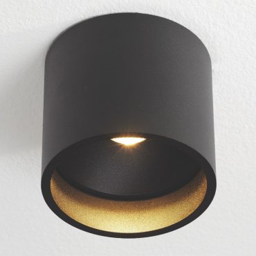 Artdelight Orleans - plafonnier - Ø 11 x 10 cm - 7W LED dimmable inclus - noir