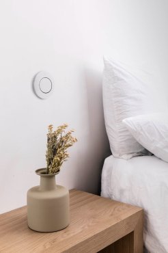 Faro Pukkie - applique encastrée - Ø150 x 47,8 mm , taille d'encastrement Ø 79 mm - 3W LED inclus - blanc