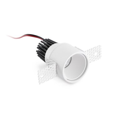 Faro Fox Trimless - spot encastré - Ø 33 mm, Ø 45 mm encastré - 3-5W LED dimmable inclus - blanc mat