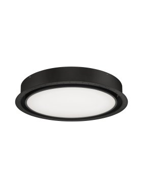 Nova Luce Perfect Profile Trimless - spot encastré sur télécommande (incl.) - Ø 600 mm, 670 mm encastré - 40W LED dimmable inclus - 2700K-6000K - noir