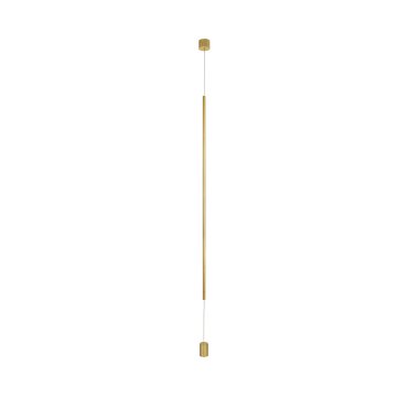 Nova Luce Elettra - lampe suspendue - Ø 7 x 300 cm - 20W LED inclus - laiton doré