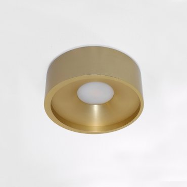 Artdelight Orlando - plafonnier - Ø 14 x 5 cm - 10W LED dimmable inclus - or