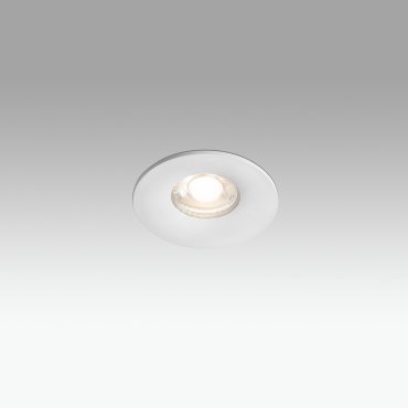 Faro Wet - spot encastré - Ø 80 mm, Ø 65 mm encastré - IP44 - blanc mat