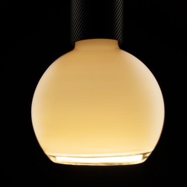 Segula Ampoule LED - Billard flottant - Ø 12,5 x 16,5 cm - E27 - 4W dimmable - 2200K - blanc